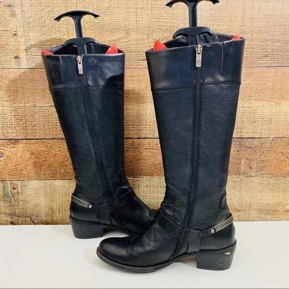 Vince Camuto Leather Brunah Tall Boots - Picture 5 of 10